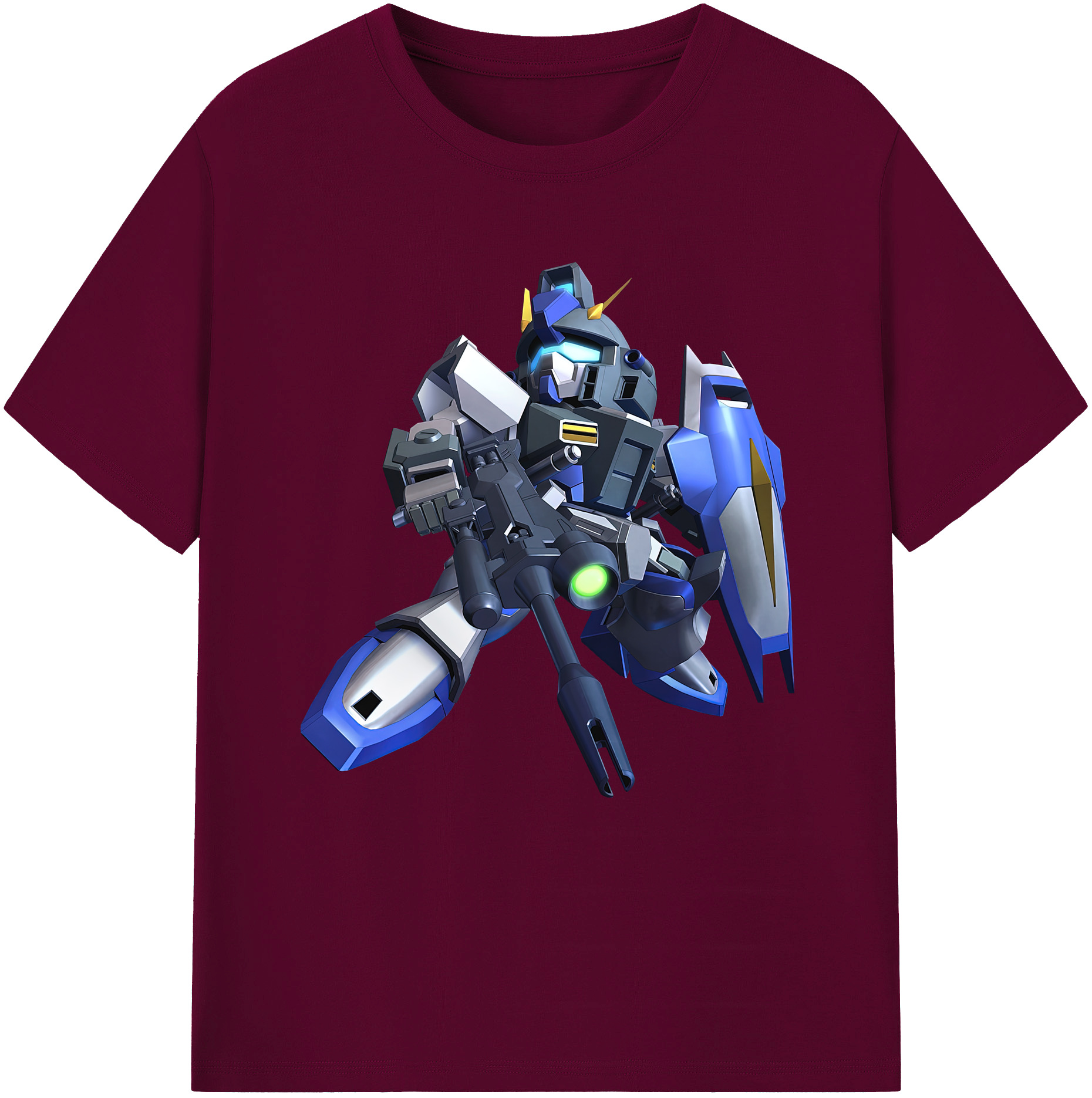 （画像用） 機動戦士ガンダム Mobile Suit Gundam レディースカジュアルプリントTシャツ（綿100％）